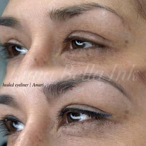 Eyeliner Tattoo result by Luna Bella Ink Permanent Makeup & Academy in Albuquerque, NM