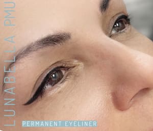 Eyeliner Tattoo result by Lunabella permanent makeup in Paramus, NJ