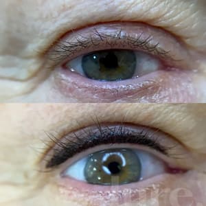 Eyeliner Tattoo result by Lure Permanent Cosmetics in Mesa, AZ