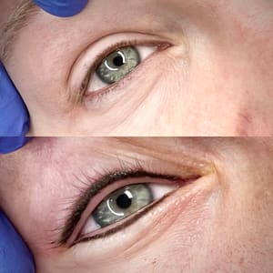 Eyeliner Tattoo result by Lusting Expressions in Sioux Falls, SD