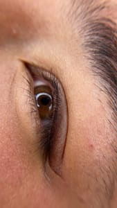 Eyeliner Tattoo result by Luxe Artistry Eyelash Studio in Humble, TX