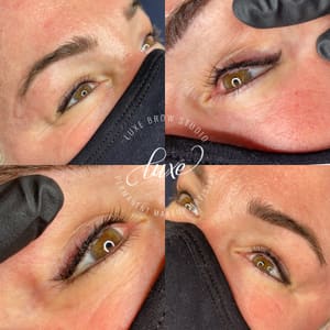 Eyeliner Tattoo result by Luxe Brow Studio in Charlottesville, VA
