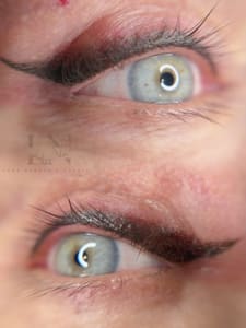 Eyeliner Tattoo result by Lyna Beauty & Clinic LLC Microblading NanoHairstrokes in Frederick, MD