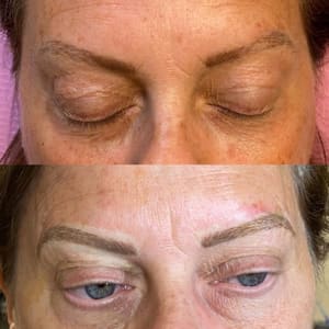 Eyeliner Tattoo result by Lyss Brow Artistry in Pontiac, MI