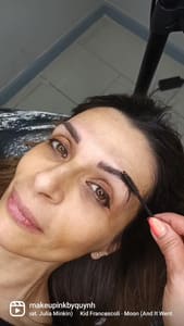 Eyeliner Tattoo result by M Nails&Brows by Quynh in Spring, TX