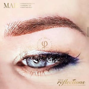 Eyeliner Tattoo result by MAB - Permanent Makeup School in Plymouth, MA