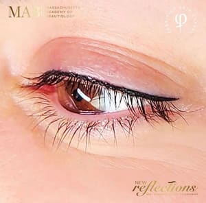 Eyeliner Tattoo result by MAB - Permanent Makeup School in Plymouth, MA