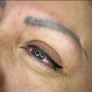 Eyeliner Tattoo result by Mad Makeup in San Antonio, TX