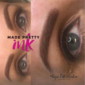 Eyeliner Tattoo result by Made Pretty Ink in Kingwood, TX