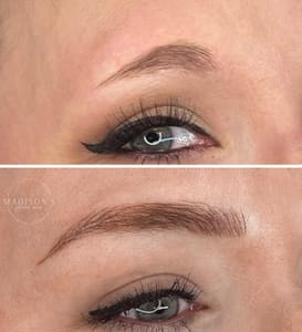 Eyeliner Tattoo result by Madison's Brow Bar in Lancaster, PA