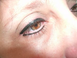 Eyeliner Tattoo result by Maggie Krippner's Permanent Cosmetics in Altoona, WI