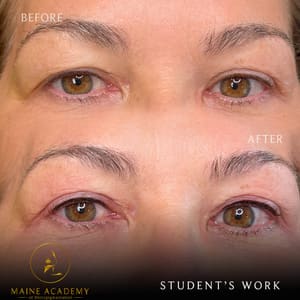 Eyeliner Tattoo result by Maine Academy of Micropigmentation in Saco, ME