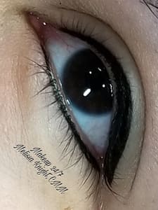 Eyeliner Tattoo result by Makeup 24/7 Permanent Cosmetics by Melissa Riner, CMM in Oklahoma City, OK