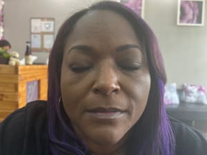 Eyeliner Tattoo result by Malasha Threading in Webster, TX