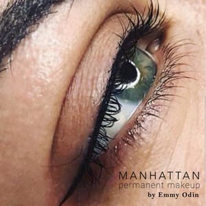Eyeliner Tattoo result by Manhattan Permanent Makeup by Emmie Odin in Elmhurst, NY