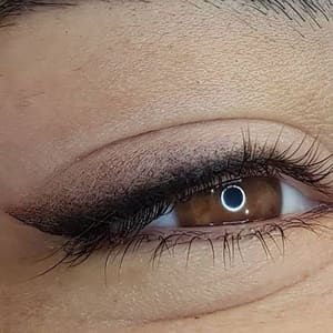 Eyeliner Tattoo result by Maquillaje Permanente in Homestead, FL