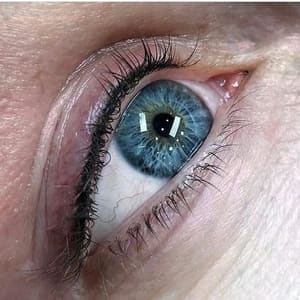 Eyeliner Tattoo result by Maquillaje Permanente in Homestead, FL