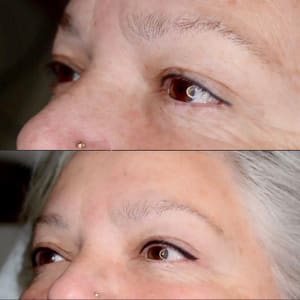 Eyeliner Tattoo result by Marci Anderson Skincare & Permanent Makeup in Sequim, WA