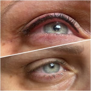 Eyeliner Tattoo result by Marcy Skyer Cosmetics in Rockaway Park, NY