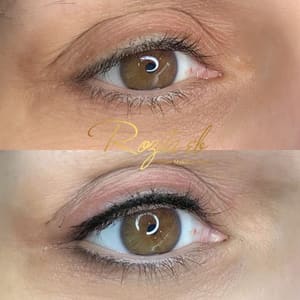 Eyeliner Tattoo result by Master Makeup Artist in Sherman Oaks, CA