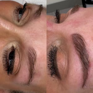 Eyeliner Tattoo result by Medical skincare with Airrisa Nuccio LLC in Vero Beach, FL
