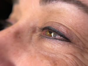 Eyeliner Tattoo result by Meek made it in Carthage, MO
