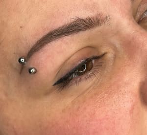 Eyeliner Tattoo result by Meek made it in Carthage, MO