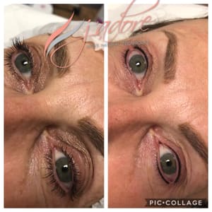 Eyeliner Tattoo result by Melissa Jarman in Clermont, FL