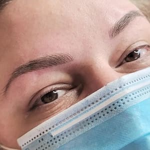 Eyeliner Tattoo result by Melissa Renzella Ink in Shepherdstown, WV