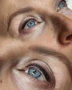 Eyeliner Tattoo result by Melodium Aesthetics in Woodland Hills, CA