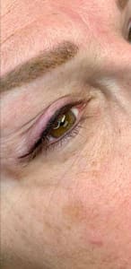 Eyeliner Tattoo result by Meraki Artistry Permanent Cosmetics in Wooster, OH