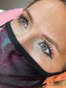Eyeliner Tattoo result by Michele Strom Image Consulting & Microblading in Omaha, NE