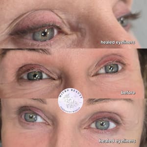 Eyeliner Tattoo result by Micro Beauty [PMU by Kim] in Abilene, TX
