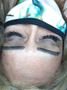 Eyeliner Tattoo result by Microblading and lashes (elvis and jasmine) in Fresno, CA