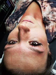 Eyeliner Tattoo result by Microblading and lashes (elvis and jasmine) in Fresno, CA