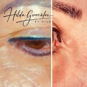 Eyeliner Tattoo result by Microblading by Hildy in Miami, FL