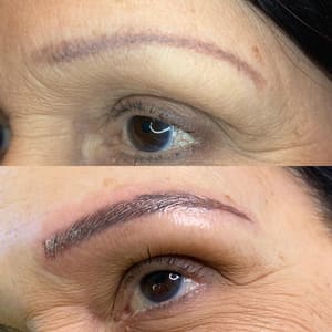 Eyeliner Tattoo result by Microblading by Sydney Jacobs in Spartanburg, SC