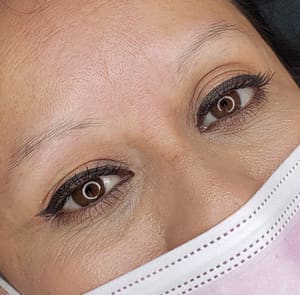 Eyeliner Tattoo result by Microblading DD in San Luis, AZ