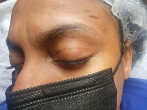 Eyeliner Tattoo result by Microblading eyebrow by Priscilla JG in Hardeeville, SC