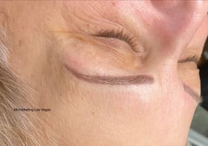Eyeliner Tattoo result by Microblading in Las Vegas, NV