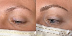 Eyeliner Tattoo result by Microblading Natural in Asheville, NC