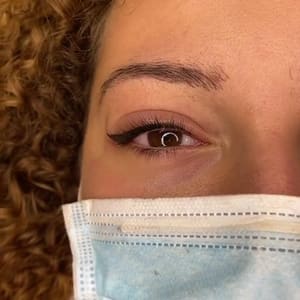 Eyeliner Tattoo result by Microblading Winston Salem in Winston Salem, NC