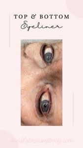 Eyeliner Tattoo result by Mindful Skin And Body in Beverly Hills, FL