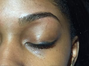 Eyeliner Tattoo result by Miss Brow - Eyebrow Salon & Cosmetic Tattoo Studio in Charlotte, NC