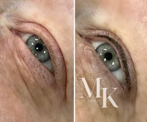 Eyeliner Tattoo result by Miss Kay Permanent Make Up in Des Moines, IA