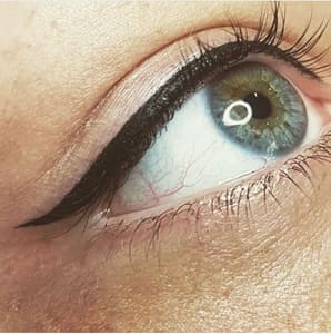 Eyeliner Tattoo result by Modern Reflections Permanent Cosmetics and medical tattooing in Vancouver, WA