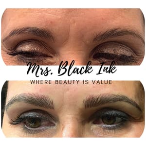 Eyeliner Tattoo result by Mrs black ink Jax Microblading + Lipblush in Jacksonville, FL