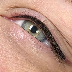 Eyeliner Tattoo result by Ms Amber Red Permanent Makeup Studio in Henderson, NV