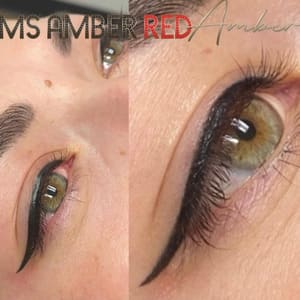 Eyeliner Tattoo result by Ms Amber Red Permanent Makeup Studio in Henderson, NV