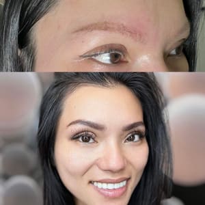Eyeliner Tattoo result by Mt Salon in Jackson, TN